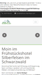 Mobile Screenshot of hotel-silberfelsen.com