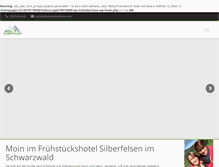 Tablet Screenshot of hotel-silberfelsen.com